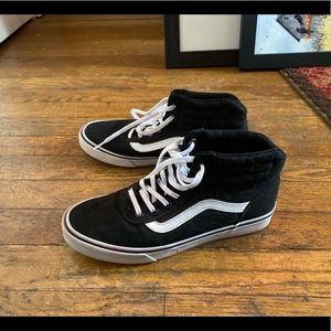 Black hightop Vans